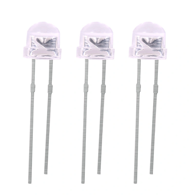 High Brightness DIP LED White LED Diode 1.8V-2.2V 30mA 60deg High-LED 5mm White White LED Diode