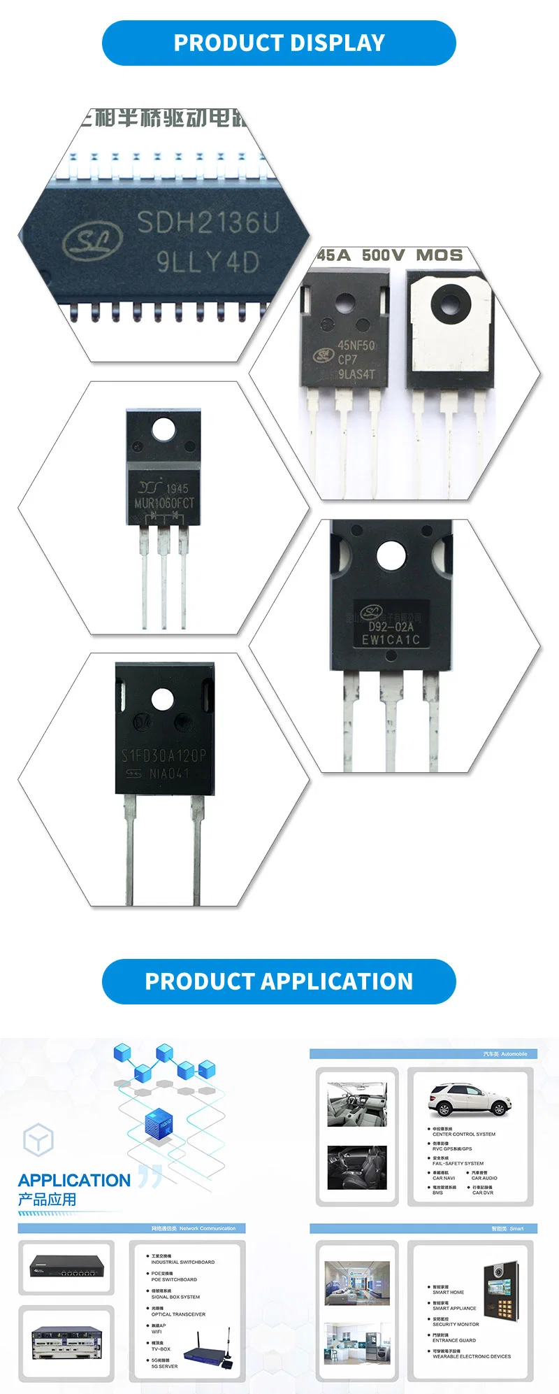 DIP Diode Fast Recovery High Power Rectifier Diode